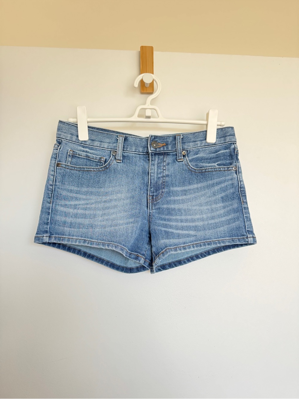 Uniqlo Light Blue Denim Jean Shorts - Women's